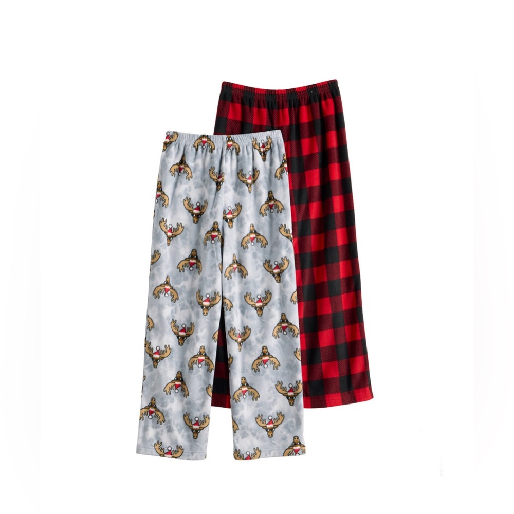Cuddl Duds Boy’s Pajama Pants 2-pack| Size: 8